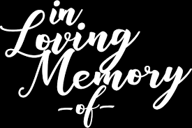Explore 2 meanings or write yours. In Loving Memory Of Memorial Books For Funeral Homes A Complete Memorial Book System Available Exclusively To Fdanz Members
