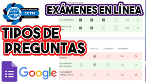 Ejemplo De Examen En Linea Con Los Formularios De Google Tipos De Preguntas Muy Facil Youtube