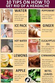 10 Tips On How To Get Rid Of A Headache Quickly Infographic Coconut Health Benefits Headache Remedies Natural Cures