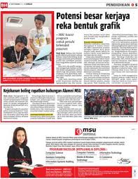 Diploma teknologi media cetak diploma teknologi kreatif digital: Potensi Besar Kerjaya Reka Bentuk Grafik Klik