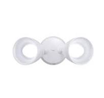 Twin-Head Directional White Outdoor Integrated LED Flood ...