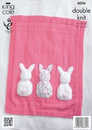 Baby Blankets And Bunny Rabbit Toy In King Cole Dk 4006 Orgu Desenleri Kanavice Orgu Modelleri