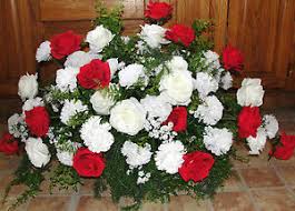 Great savings & free delivery / collection on many items. Xl Tombstone Saddle Cemetery Memorial Grave Flowers Carnations Red White Roses Ebay