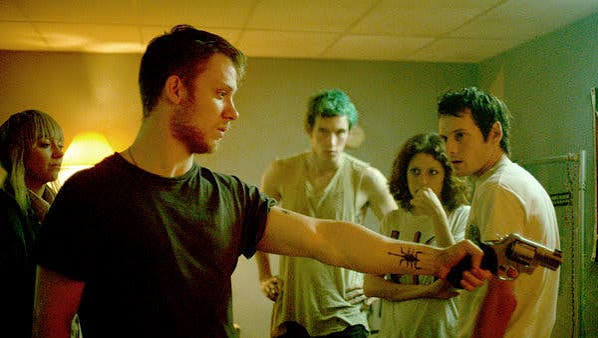 Review: In 'Green Room,' a Scruffy Comic Flavor Turns Tense - The New York  Times
