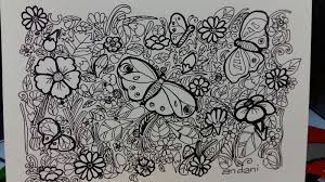 Contoh batik kaos contoh waouw sumber : Lukisan Bunga Simple Hitam Putih Cikimm Com