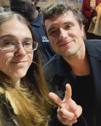 Josh Hutcherson Signed Poster with The Hunger Games Quote