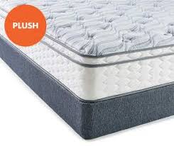 Serta Plush Queen Mattress Low Profile Box Spring Set Perfect Sleeper Euro Top Dayton Big Lots Mattress Box Springs Mattress Box Spring