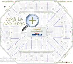 oracle arena seat row numbers detailed seating chart