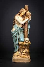Find the perfect mary magdalene stock photos and editorial news pictures from getty images. Antiquesheavenstore Mary Magdalene Statue Crucifixion Of Jesus