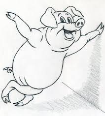 How To Draw Cartoon Pig Self Confident Leaning On The Wall Cartoon Drawings Drawings Pig Cartoon