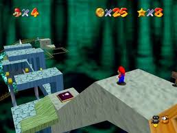 Classic new super mario bros. Example Of Platforms In Sm64 The Tight Controls Of The N64 Version Help Traverse The Level Successfully Super Mario Super Mario World Super Mario Toys