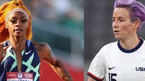 Born july 5, 1985) is an american professional soccer player who plays as a winger and captains ol reign of the national women's soccer league (nwsl), as well as the united states national team.winner of the ballon d'or féminin and named the best fifa women's player in 2019, rapinoe won gold with the national team at the 2012 london summer. Social Media Rips Megan Rapinoe For Promoting Cbd After Sha Carri Richardson Was Banned