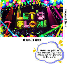 Make a statement with bright neon lighting from the oliver gal artist co. Buy Boao Neon Glow Party Backdrop Fabric Let Glow Background Glow Party Themed Backdrop Neon Birthday Party Decorations For Neon Themed Party Birthday Party 5 9 X 3 6 Ft Online In Poland B08pd9jfts