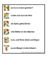 Aus wikipedia, der freien enzyklopädie. Akrostichon In Der Grundschule Grundschulmaterial De