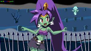 Shantae as Rottytops for Halloween : rShantae