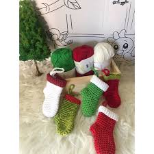 In this post, i share my guide to sock yarn. Christmas Decoration Knit Socks Shopee Philippines