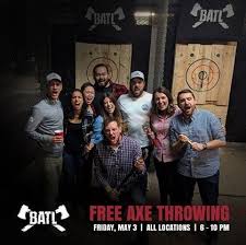 Let's discuss axe throwing and all it's. Free Axe Throwing At Batl Hamilton On May 03 2019 Toronto Com