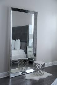 Lend a touch of upscale coastal style to your space with this full length leaning mirror! Living Room Black Floor Mirror Novocom Top