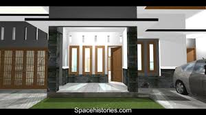 …dan menyisakan lahan depannya sebagai tempat parkir mobil atau teras sederhana. Desain Teras Rumah Minimalis Youtube
