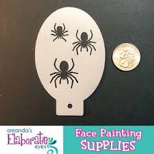 BLACK CAT MAN Face Painting Stencil mini