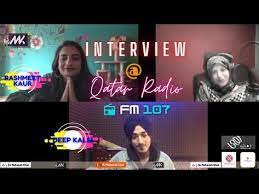 Rashmeet Kaur Deep Kalsi Bajre Da Sitta Rj Mahwash Khan Interview Fm 107 Urdu Radio Qatar Youtube In 2021 Interview Deep Radio