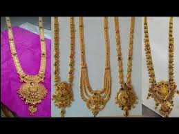 Select the anklet designs for women from the wide range unique diamond and gold anklet designs. Wn Gold Haram Designs With Price And Weight