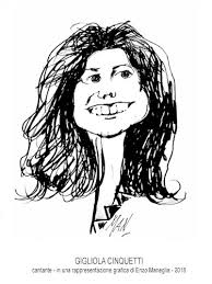Gigliola cinquetti bio/wiki, net worth, married 2018 she won the festival di sanremo music competion in 1964 with the song non ho l'età. Gigliola Cinquetti Cantante By Enzo Maneglia Man Media Culture Cartoon Toonpool