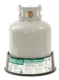 Propane tank rack for pickup. Tankfoot U Haul