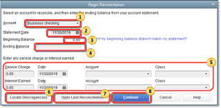 Quickbooks displays the reconcile window. How To Reconcile In Quickbooks Desktop Qasolved