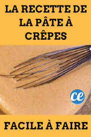 Enfin Une Recette De La Pate A Crepes Facile A Faire Recette Pate A Crepe Facile Recette Pate A Crepes