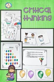 Critical Thinking Analyze Compare Contrast Inferences Higher Level Thinking Skills Center Activities W The Fun Factory Critical Thinking Thinking Skills