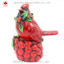 These cardinal bird can make your holiday fun and your party decor much more charming and graceful. China Wholesale Resin Red Bird Hazel Home Decor Photos Pictures Made In China Com