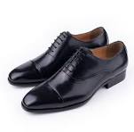 Zapatos de oficial de cuero de vaca genuino de estilo ...