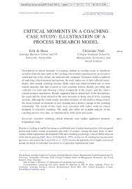 Mainstream psychology's historical emergence (danziger. Pdf Critical Moments In A Coaching Case Study Illustration Of A Process Research Model