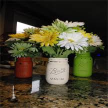 Around 1m of decorative ribbon. Mason Jar Vases Diy Blain S Farm Fleet Blog