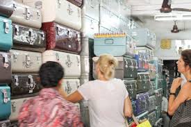 Crawford Market Mumbai India 7 Crawford Market Popular Interiors Metal Trunks