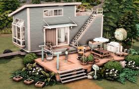 Mobile Trailer House The Sims 4 In 2021 Sims House Sims 4 House Design Sims 4