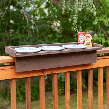 Hoe to build railing folding table. Diy Deck Railing Table Ana White