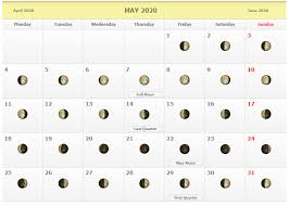 May 2020 Full Moon Calendar In 2020 Lunar Calendar Moon Phase Calendar Moon Calendar