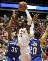 Iowa State S Deandre Kane Tries To Shoot Between Texas A M Corpus Christi S Jeff Beverly Left And John Jordan On Tuesday Iowa State Cyclones Iowa State Iowa
