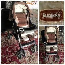 للبيع عربة اطفال ماركة juniors بحالة ممتازة السعر 25 bd tel 33770050 baby strollers stroller baby