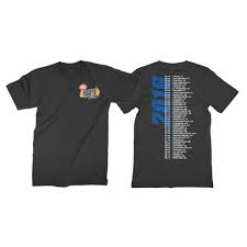 Retrospective 2016 T Shirt Black Vans Warped Tour Merch