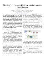112 results for arc fault circuit interrupter. Pdf Modeling Of A Domestic Electrical Installation To Arc Fault Detection