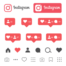Social Media Icon Set Logo Network Share Business App Like Web Sign Digital Technology Collectio Instagram Logo Instagram Symbols Instagram Icons