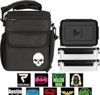 Performa 3 Meal Prep Management Cooler Bag with Containers and Ice Pack