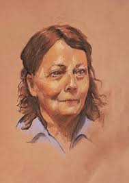 Drawing a cockatiel portrait in mix media