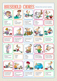 Household Chores Interactive And Downloadable Worksheet You Can Do The Exercises Online Or Download The W Feelings And Emotions Emotions Vocabulary Worksheets