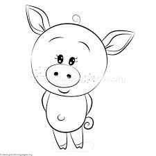 Free Instant Download Cute Little Piggy Coloring Pages Coloring Coloringbook Coloringpages Piggy Coloring Pages Animal Coloring Pages Digi Stamp
