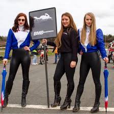 Usually, the grid girls are on the track as their very title indicates they're meant to be on the grid. Facebook
