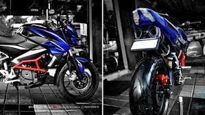 The bajaj pulsar ns200, previously known as bajaj pulsar 200ns is a sports bike made by indian motorcycle manufacturer bajaj auto. This Customised Bajaj Pulsar Ns 200 Gets Dual Underseat Exhausts